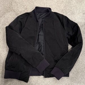lululemon athletica Black Bomber Jacket